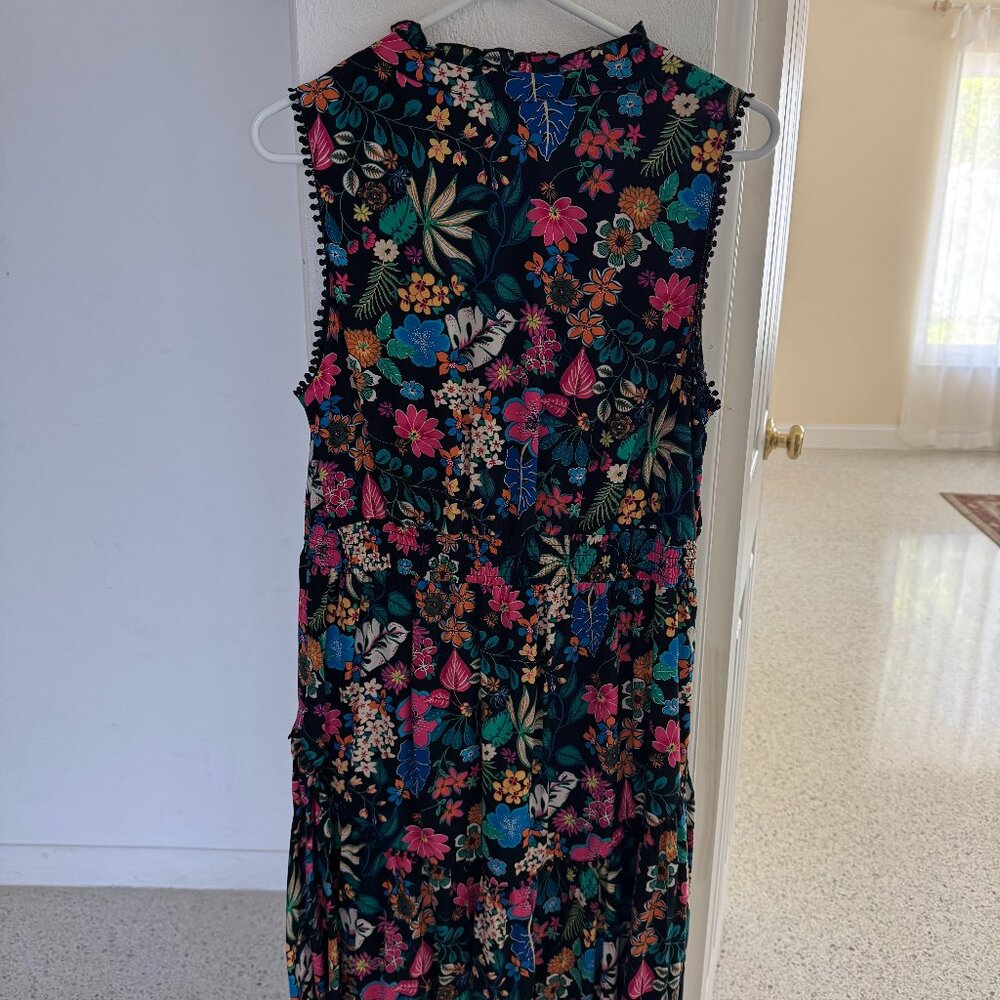 Tropical floral summer dress